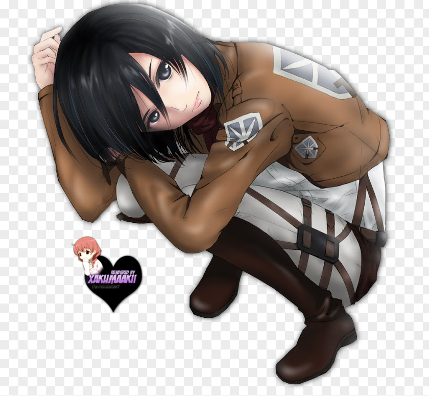 Mikasa Ackerman Levi Eren Yeager Attack On Titan Art PNG