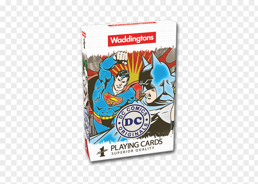 Batman Wonder Woman Superman Playing Card DC Universe PNG