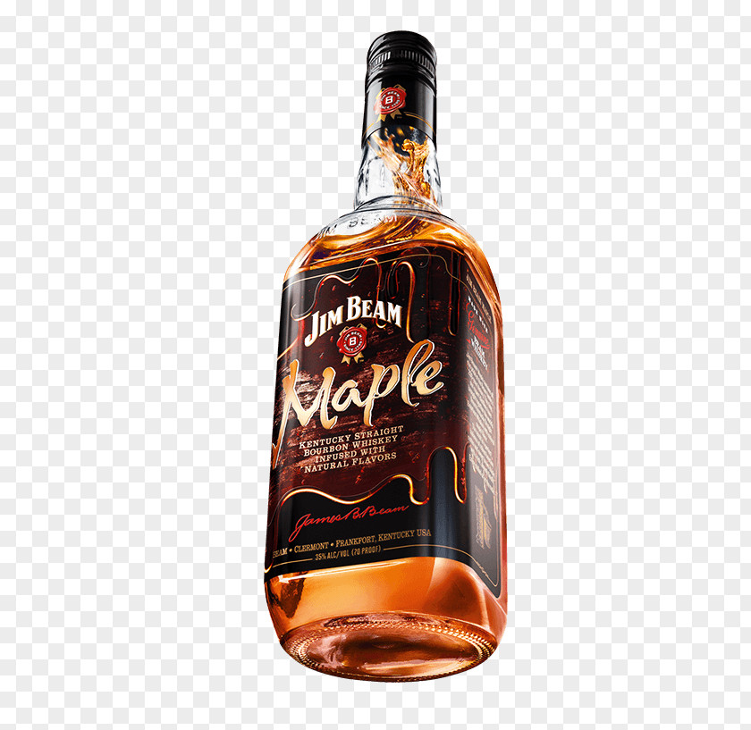 Bottle Liqueur Coffee Bourbon Whiskey Fireball Cinnamon Whisky Blended PNG