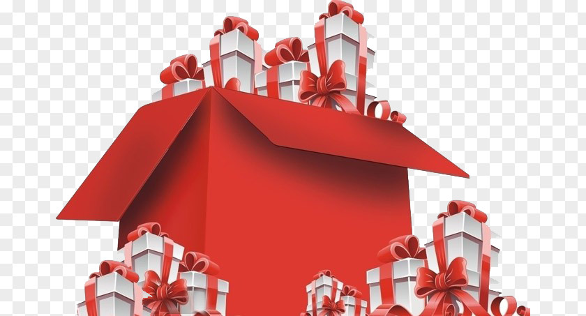Creative Gift Box Gratis Euclidean Vector PNG