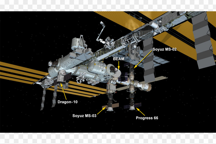 Nasa International Space Station Expedition 31 SpaceX Dragon PNG