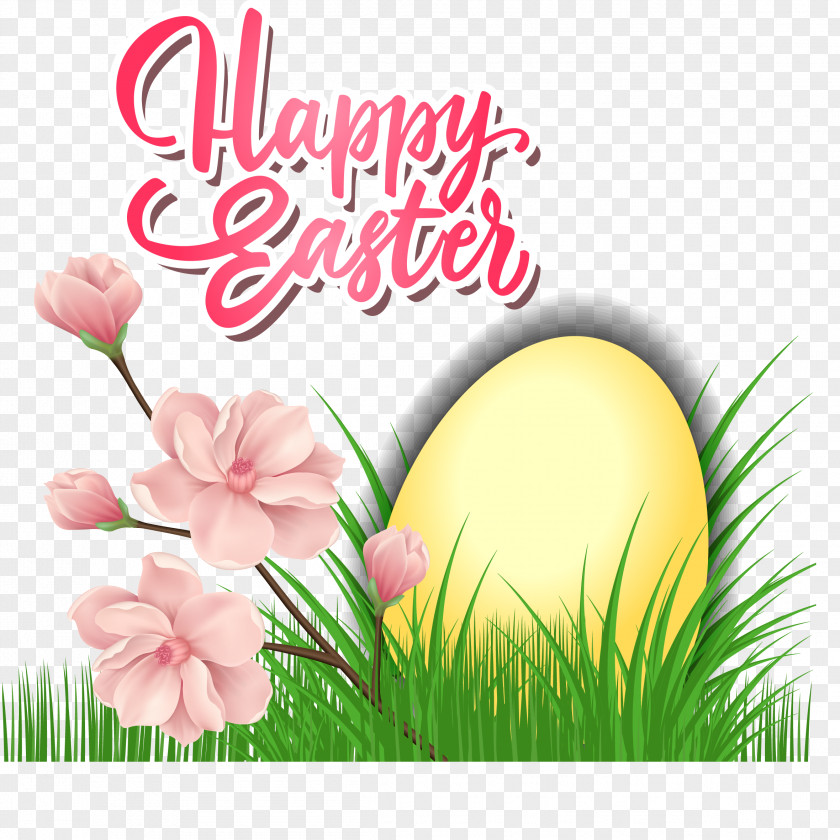 Vector Hand-painted Easter Bunny Egg PNG