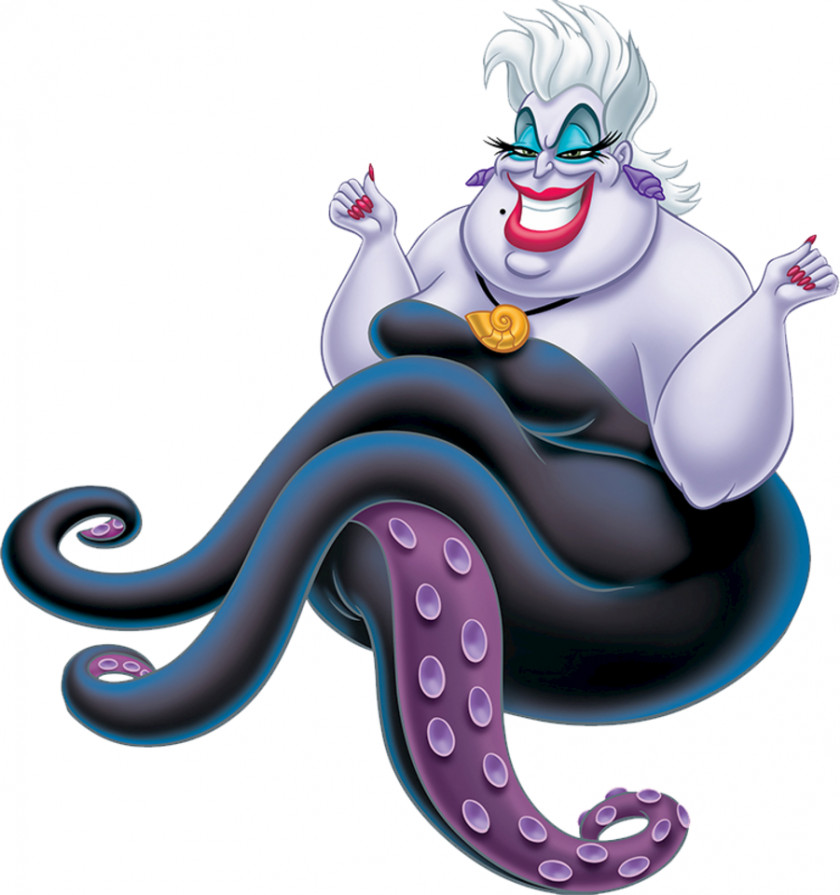 Mermaid Ursula Maleficent Ariel Evil Queen Cruella De Vil PNG