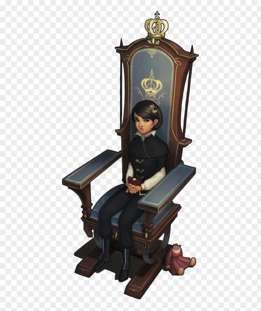 Throne Sitting Dishonored Chair PNG