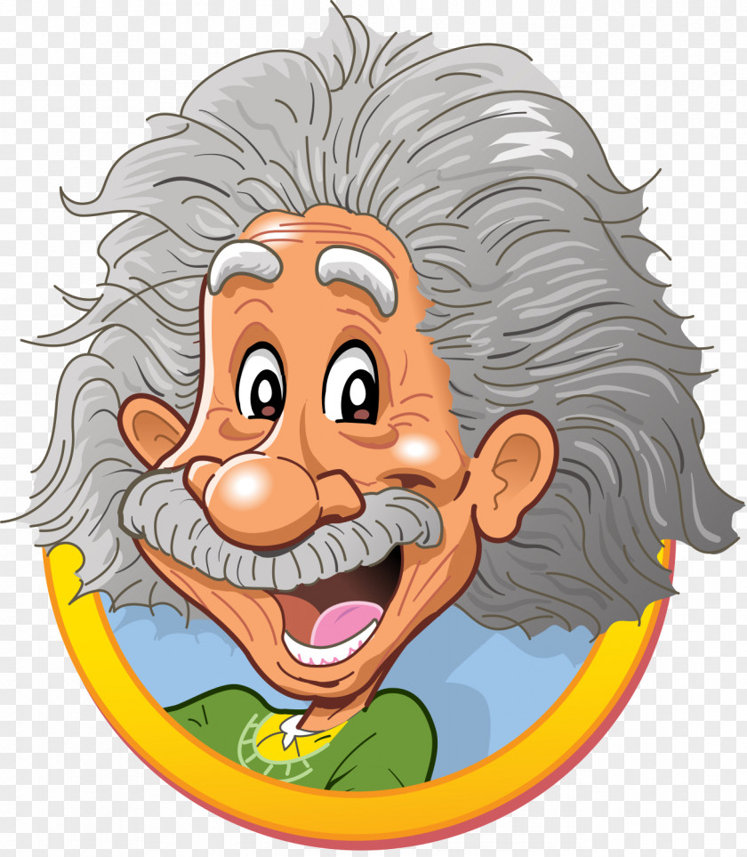Caricature Scientist Physicist PNG