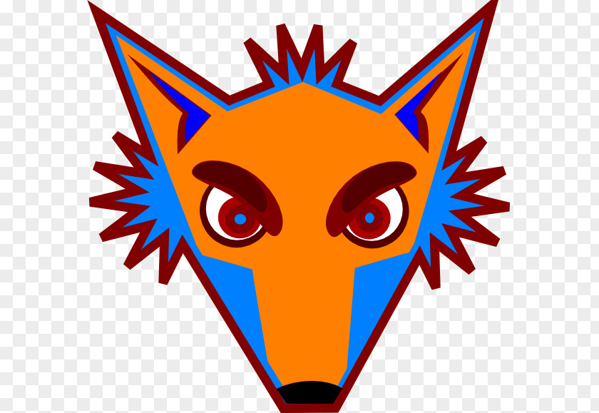 Cartoon Fox Face Arctic Clip Art PNG