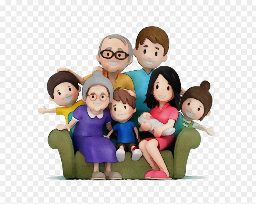 Cartoon People Social Group Animation Friendship PNG