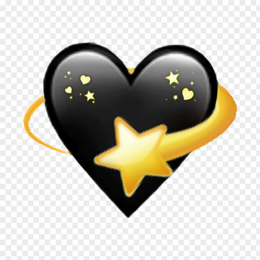 Logo Smile Black Heart Emoji PNG