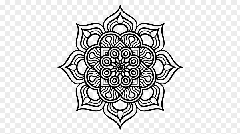 Mandala Coloring Book Islamic Art Drawing PNG