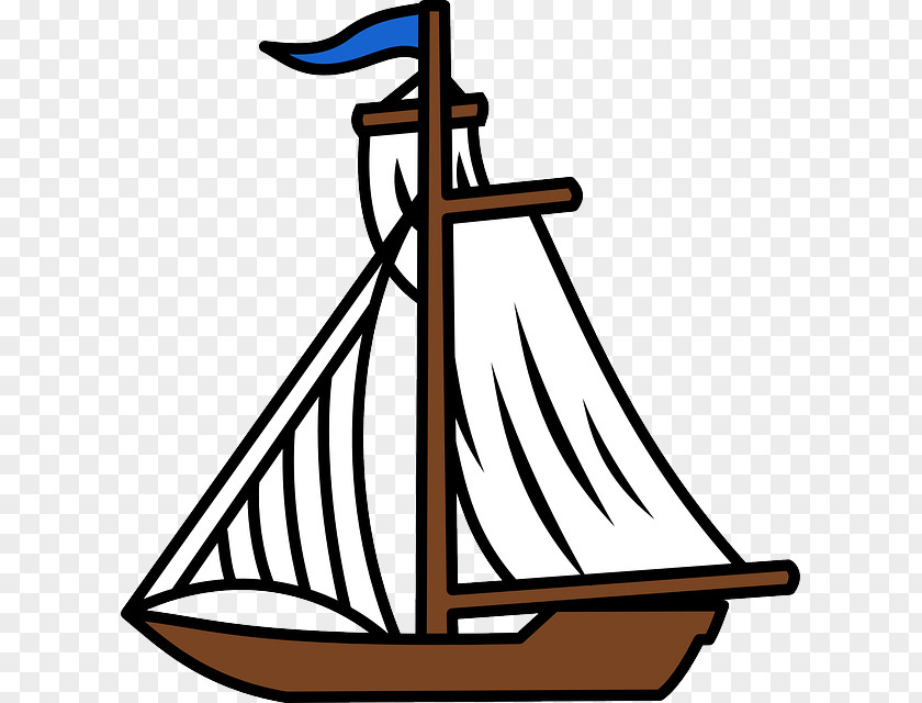 Sailboat Cartoon Fishing Vessel Clip Art PNG