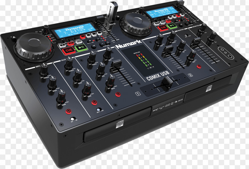 USB Numark CDMix Disc Jockey Compact Industries PNG