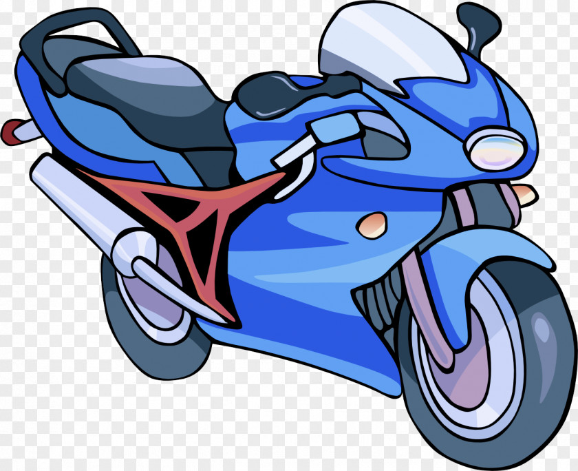 Blue Vehicle Motorcycle Car PNG