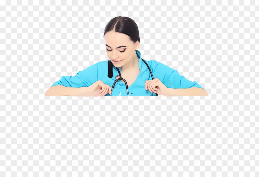 Service Ear Turquoise Arm Joint Sitting Hand PNG