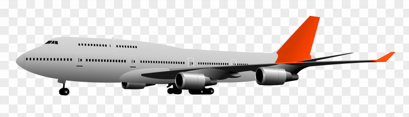 Airplane Boeing 747-400 Clip Art PNG