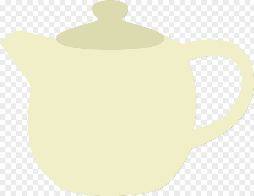 Drinkware Dishware Teapot Green Lid Yellow Tableware PNG