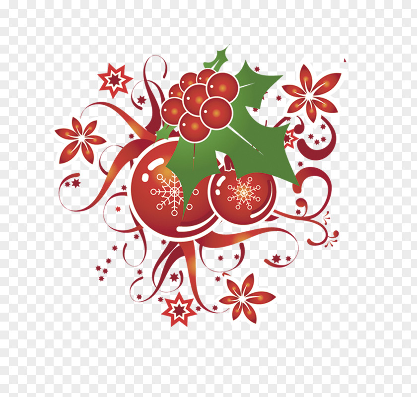Grape Christmas Card Decoration Clip Art PNG