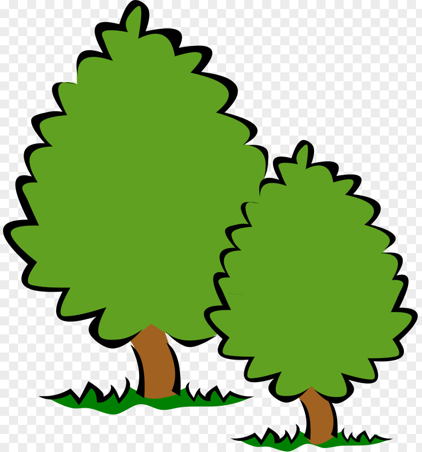 Green Bush Cliparts Tree Shrub Free Content Clip Art PNG