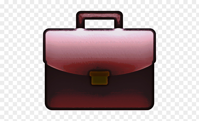 Magenta Suitcase Cartoon PNG