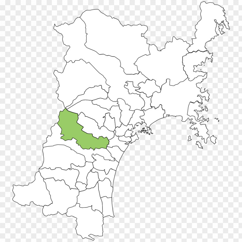 Map Line Art Miyagi Prefecture Terabyte PNG