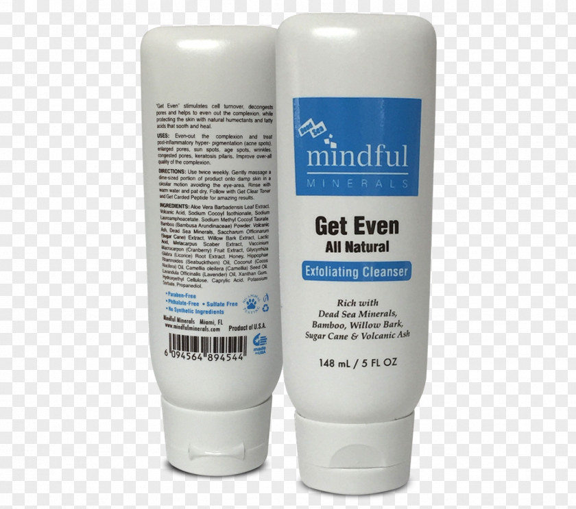 Mindful Cream Lotion PNG
