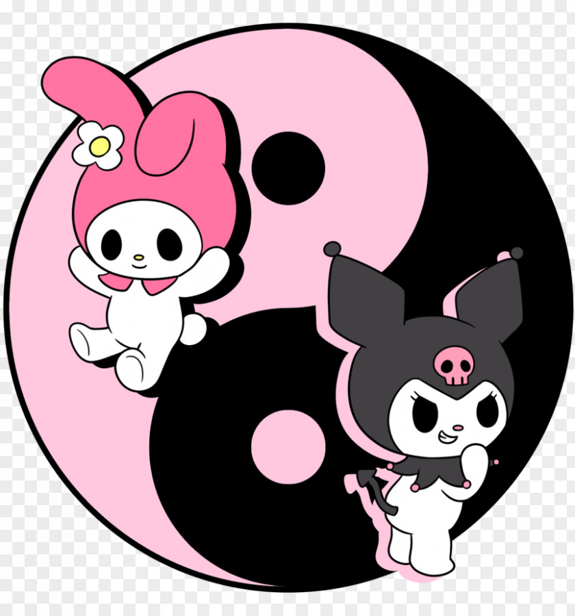 My Melody Kuromi Hello Kitty Animation PNG