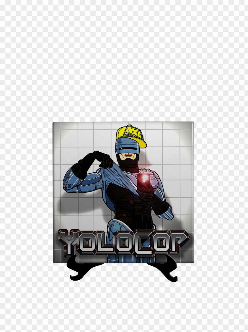 Robocop Nerd Azulejo Drawing PNG