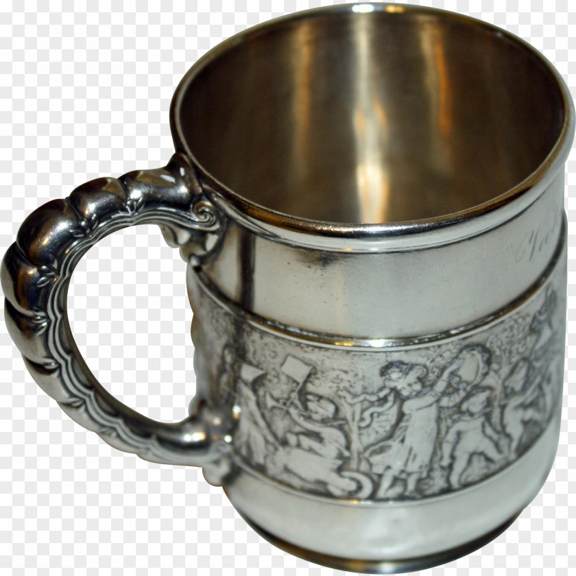 Silver Coffee Cup Mug Cafe PNG