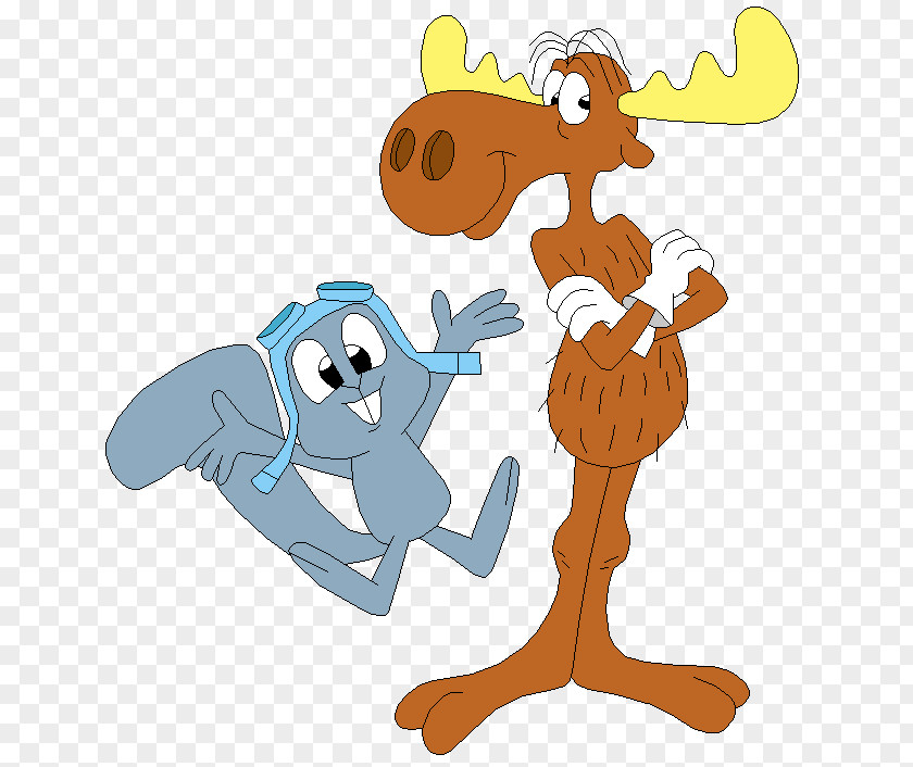Animation Rocky The Flying Squirrel Bullwinkle J. Moose Boris Badenov Natasha Fatale Mister Peabody PNG