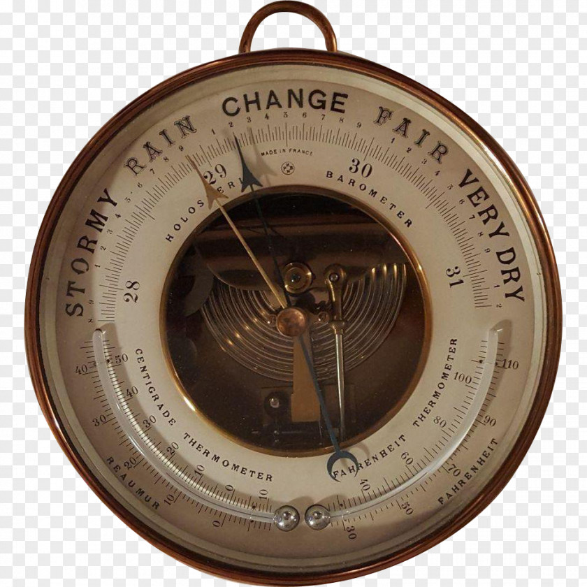 Barometer Réaumur Scale Thermometer Antique PNG