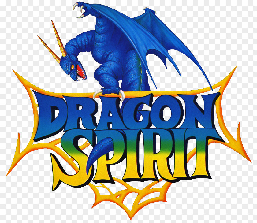 Dragon Spirit Logo Genpei Tōma Den Bosconian PNG