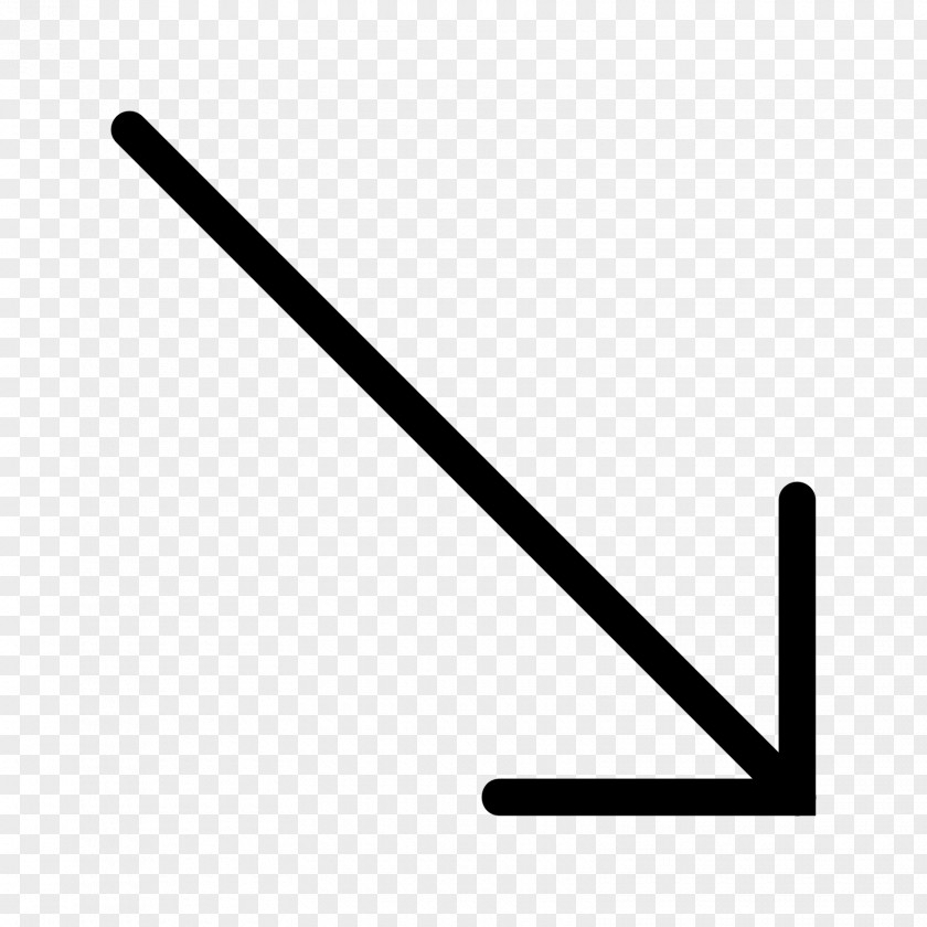 Right Arrow Font PNG