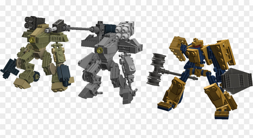 Robot Mecha Firearm PNG