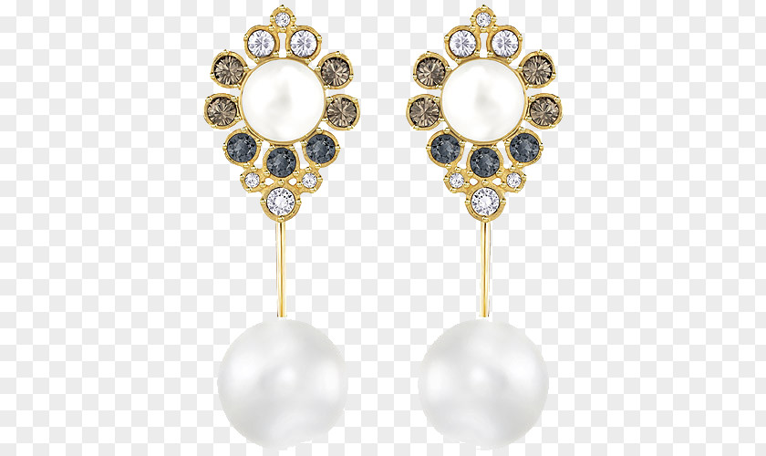 Swarovski Jewelry Pearl Earring AG Jewellery PNG