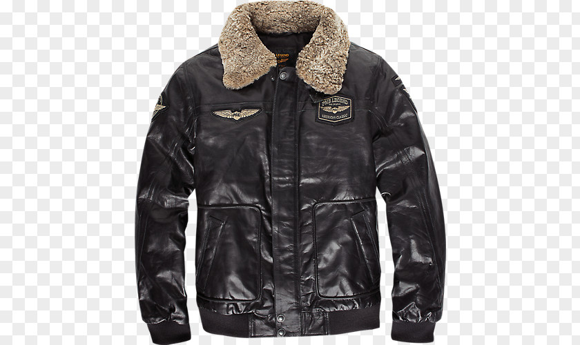 Jacket Leather Hoodie Flight PNG