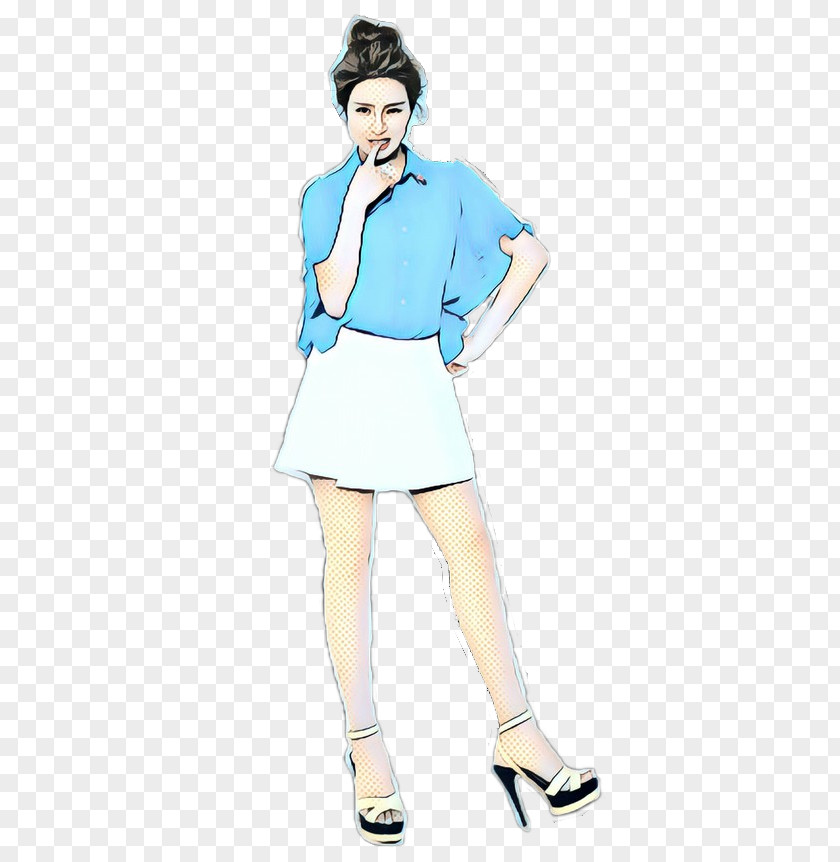 Joint Leg Clothing Blue Turquoise Fashion Illustration PNG