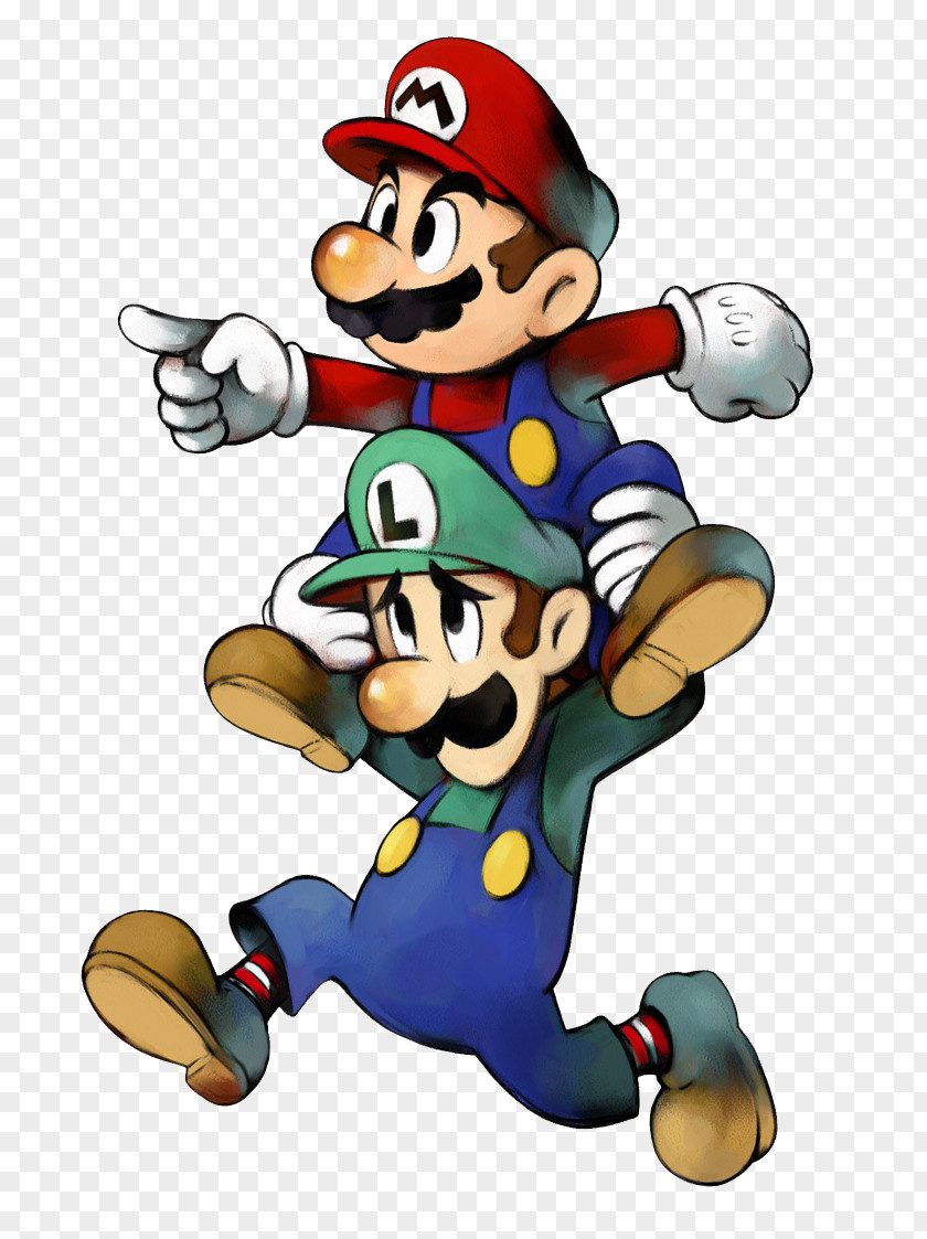 Luigi Mario & Luigi: Superstar Saga Partners In Time Bros. PNG