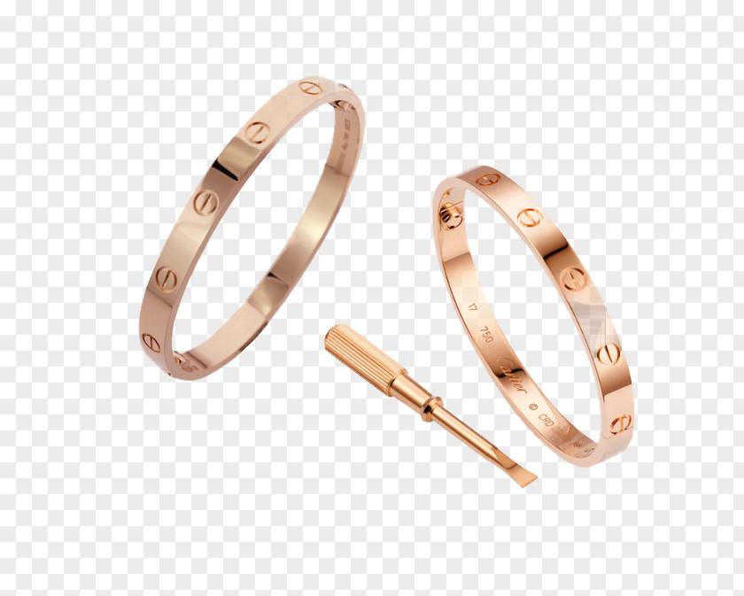 Rose Gold Ring T-shirt Love Bracelet Cartier Jewellery PNG