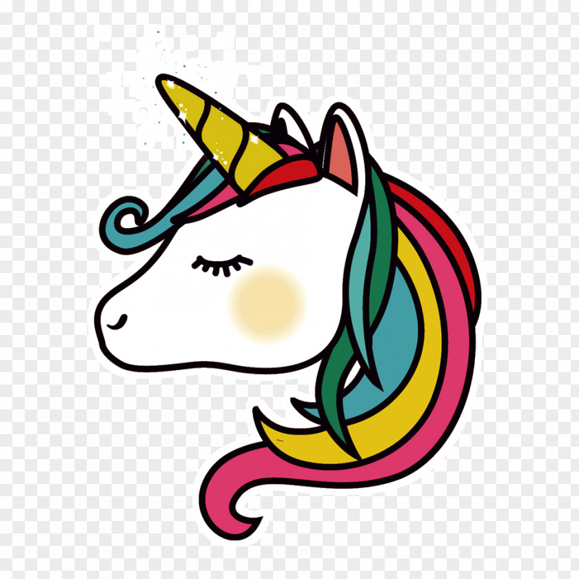 Unicorn Kingdom Pastel Gboard Sticker PNG