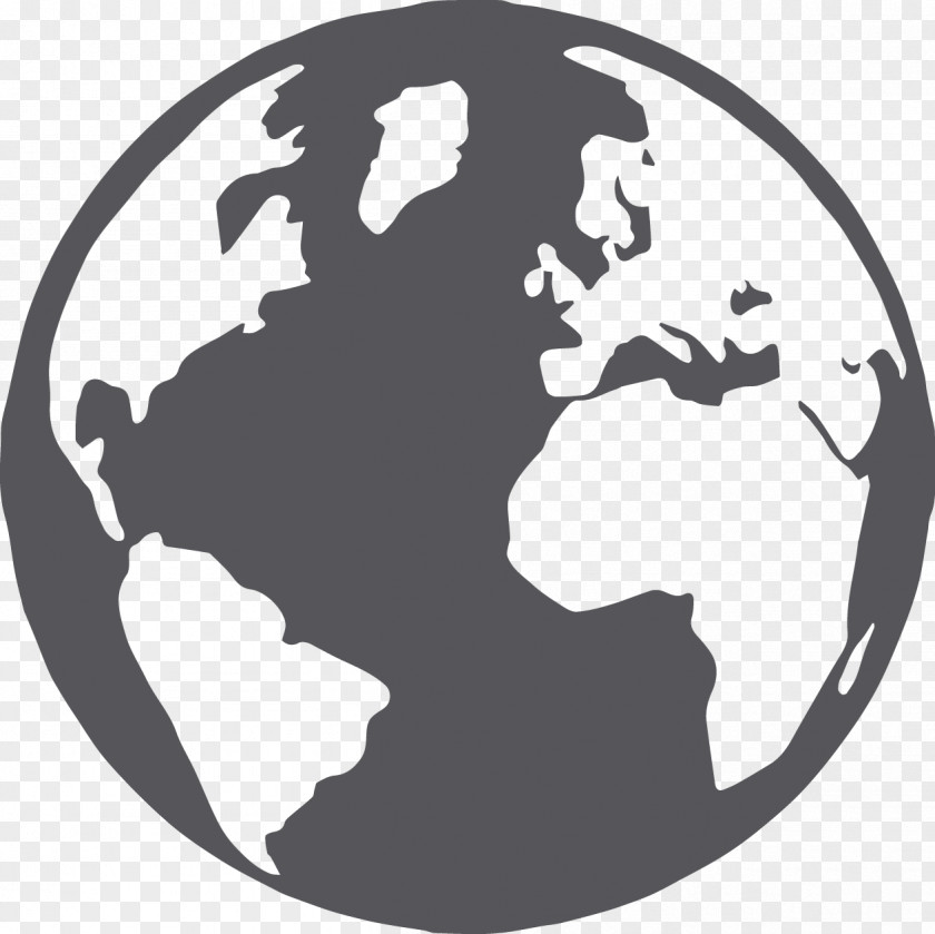 Global Globe World Map PNG