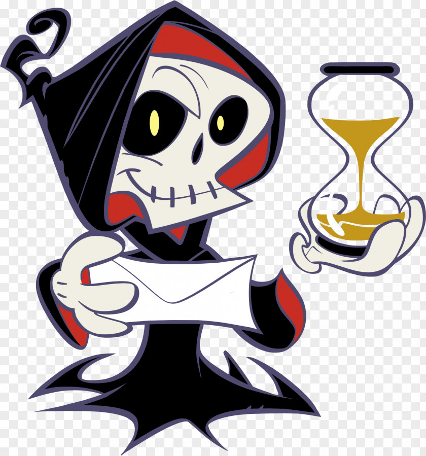 Grim Reaper Death Drawing Email Clip Art PNG
