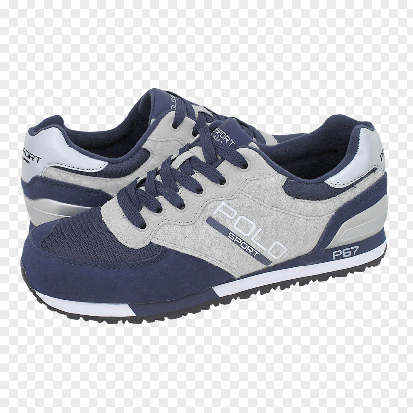 Polo Sport Sneakers Skate Shoe Blue White PNG