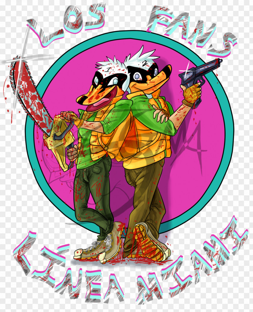 T-shirt Hotline Miami 2: Wrong Number Hermanos PNG