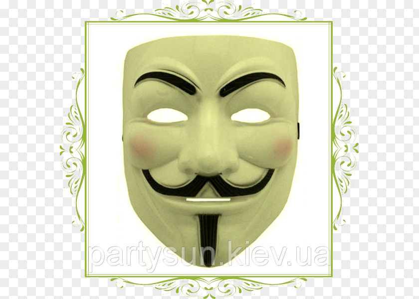 V For Vendetta Guy Fawkes Mask Amazon.com PNG