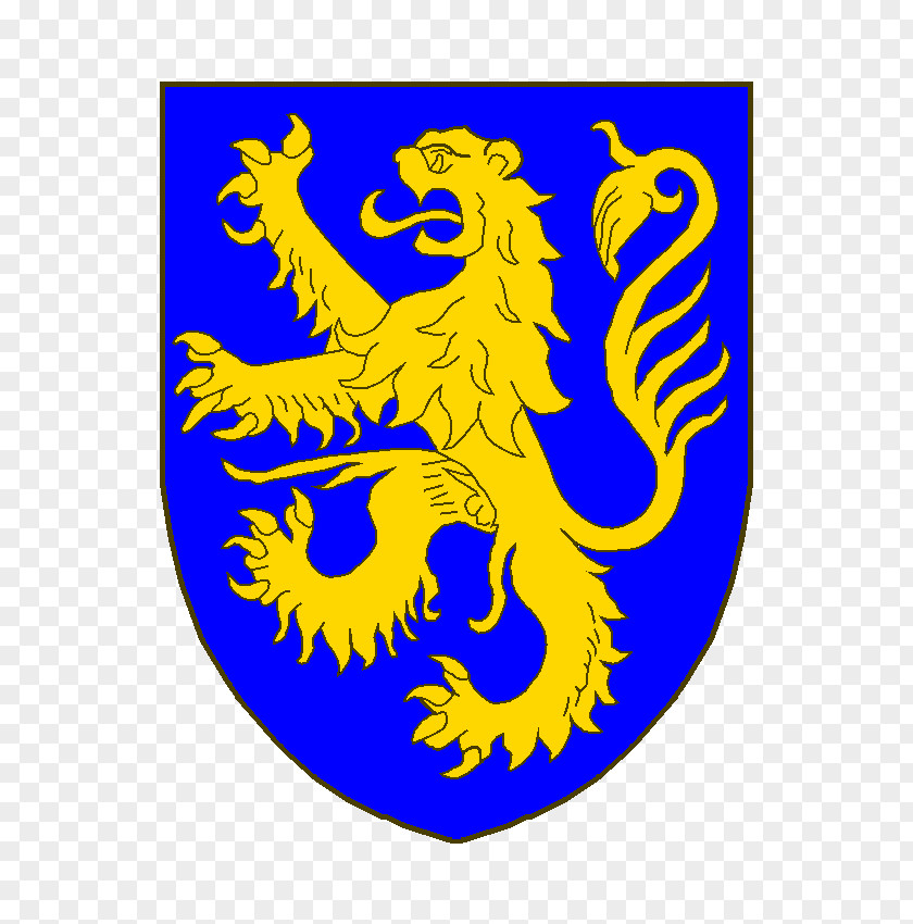 Yellow Heraldry Flemish Region Coat Of Arms Blue PNG