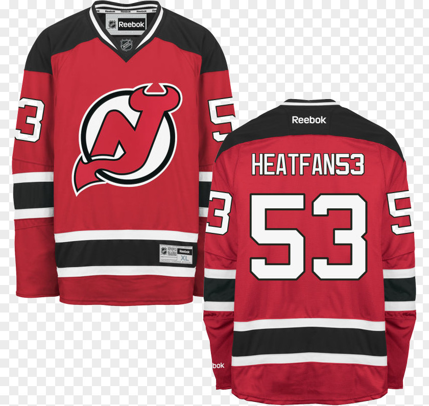 Adidas New Jersey Devils National Hockey League NHL Uniform PNG