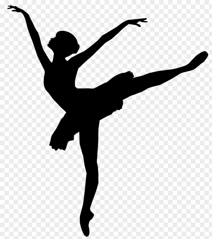Ballerina Black Ballet Dancer Silhouette PNG
