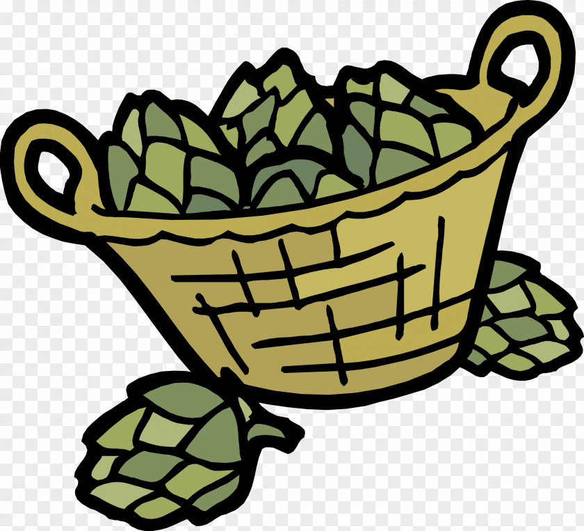Cabbage And Bamboo Baskets Vegetable Artichoke Napa Clip Art PNG