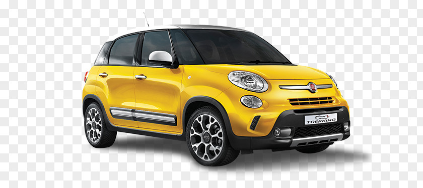 Fiat Automobiles Car Door 2017 FIAT 500L Trekking Hatchback PNG