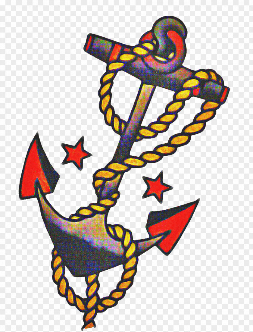 Anchor Sailor Jerry Old School Tattoos PNG