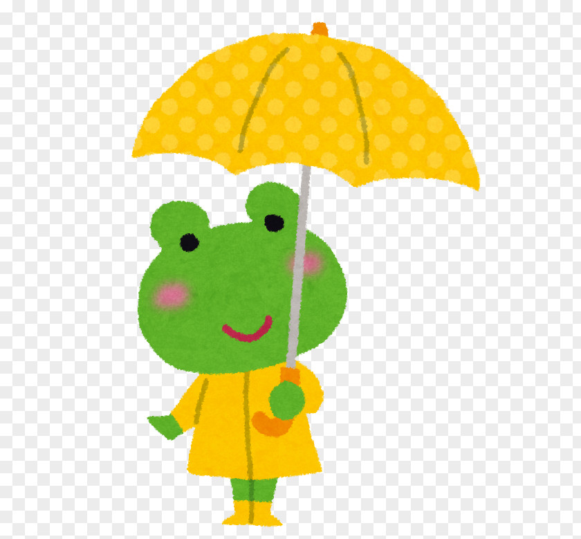 Frog Umbrella Rain Tarui Ear PNG